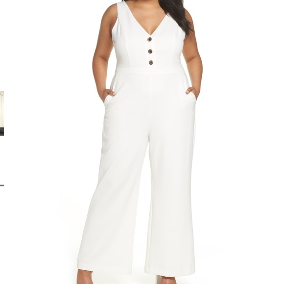 white snow jumpsuit